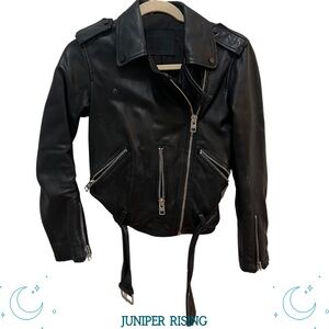 ALL SAINTS | Balfern Motorcycle Jacket | Size 0